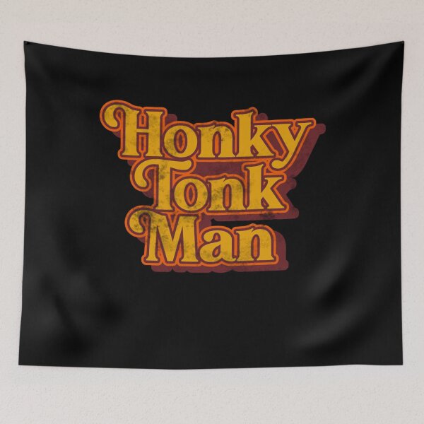 Item preview, Honky Tonk Man ))(( Classic Country Music Design  designed and sold by AhmedHelal8395.