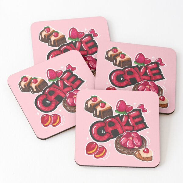 Item preview, Doodle kawaii strawberry cake sweetcore journal decoration graphics designed and sold by lazypencil.art.