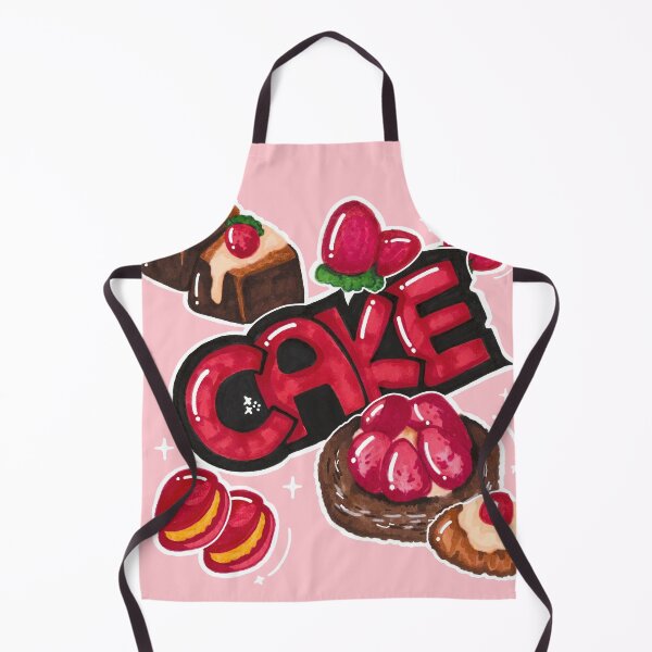 Item preview, Doodle kawaii strawberry cake sweetcore journal decoration graphics designed and sold by lazypencil.art.