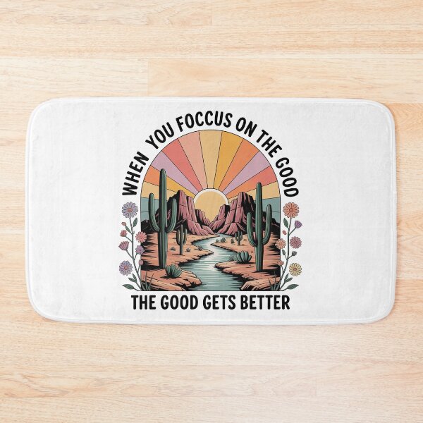 Item preview, Focus On The Good, Focus On The Positive Quote designed and sold by graphic-genie.
