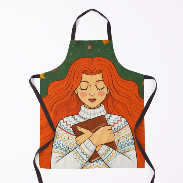 Item preview, Fall is for reading, cozy girl designed and sold by Yhanartstudio.