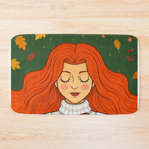 Item preview, Fall is for reading, cozy girl designed and sold by Yhanartstudio.