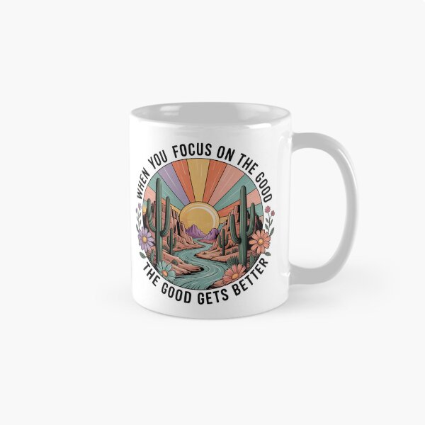 Item preview, Focus On The Good, Focus On The Positive Quote designed and sold by graphic-genie.