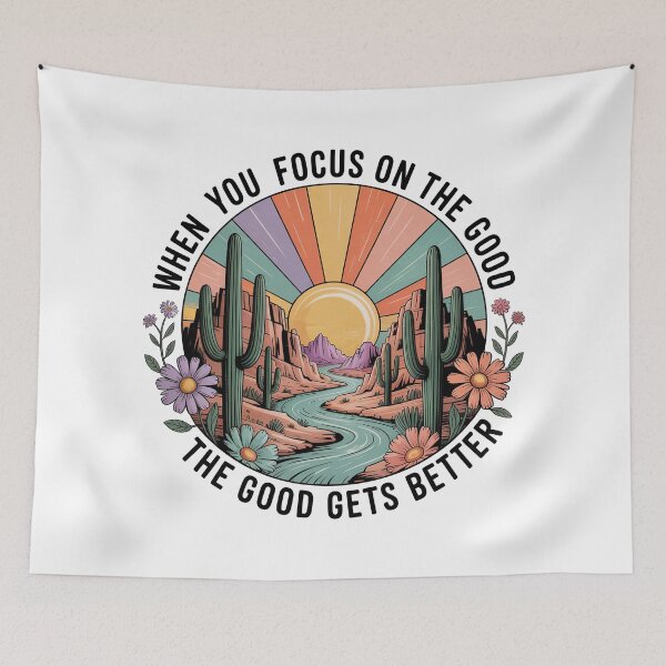 Item preview, Focus On The Good, Focus On The Positive Quote designed and sold by graphic-genie.
