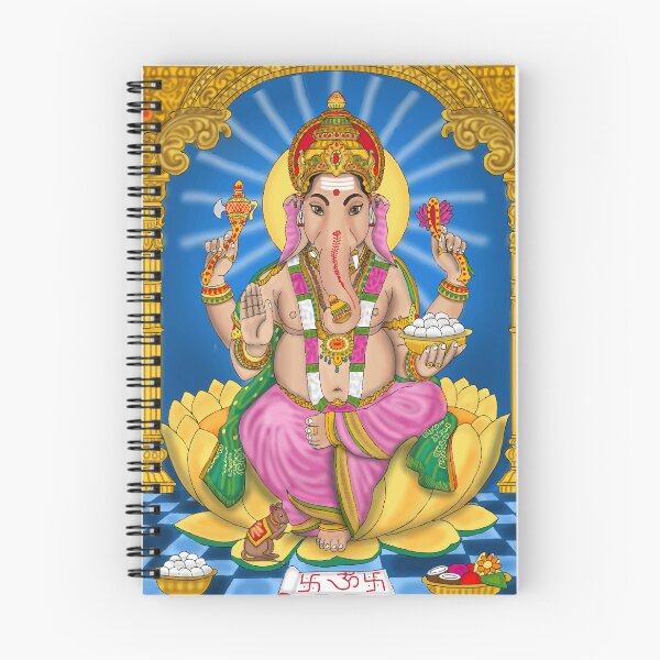 Item preview, Ganpati Bappa Art Design – Hindu Spiritual God Illustration designed and sold by Harshit_Digital_Arts.