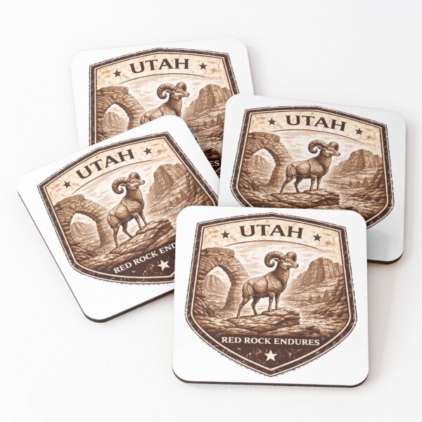Item preview, Utah, State Badge Art designed and sold by PamLeeDesign.