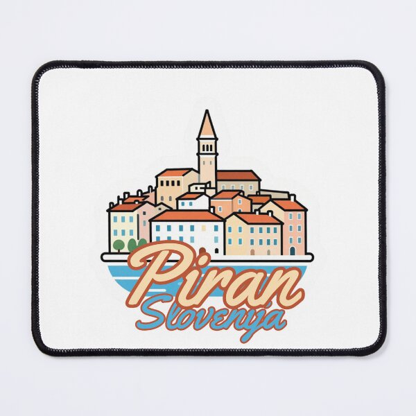 Item preview, Piran Slovenjia - Minimal Hidden City Magnet designed and sold by shlepyart.