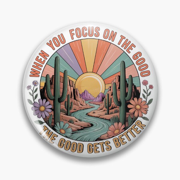 Item preview, Focus On The Good, Focus On The Positive Quote designed and sold by graphic-genie.
