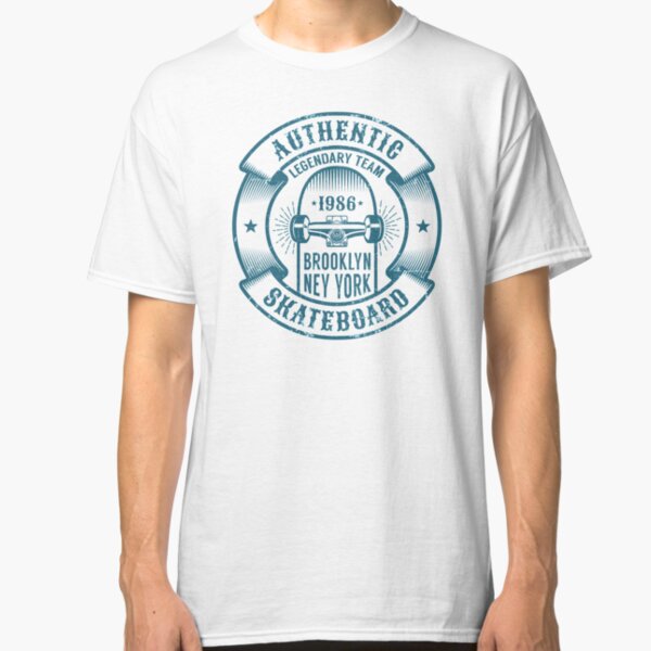 Skateboarding logo in retro style Classic T-Shirt