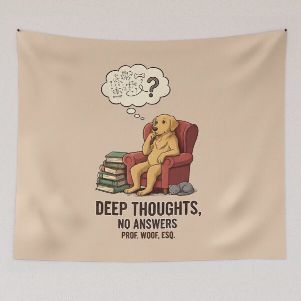 Item preview, Existential Dog Sticker | Overthinking Meme Animal designed and sold by ZyxDes.