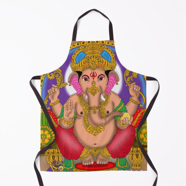 Item preview, Ganesha Spiritual Artwork – Hindu Elephant God Cultural Design designed and sold by Harshit_Digital_Arts.