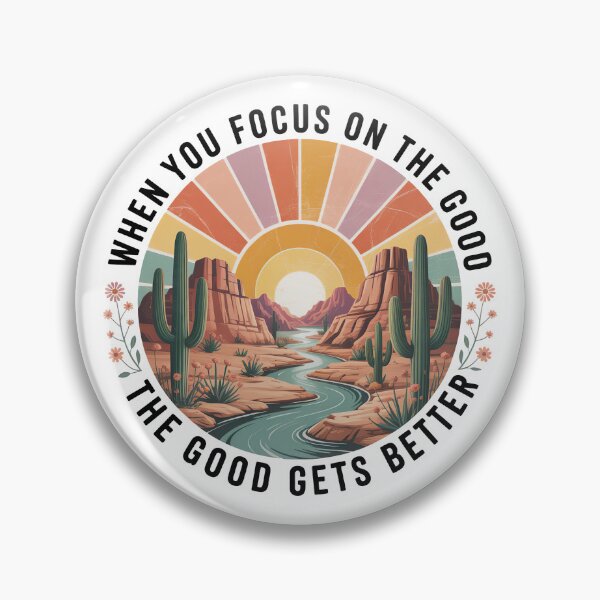 Item preview, Focus On The Good, Focus On The Positive Quote designed and sold by graphic-genie.