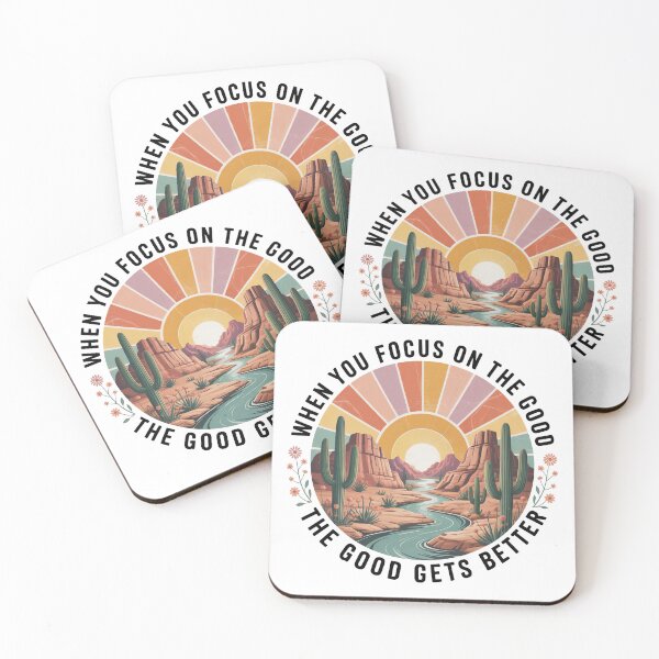 Item preview, Focus On The Good, Focus On The Positive Quote designed and sold by graphic-genie.