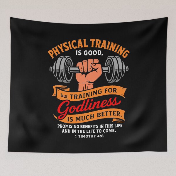 Item preview, 1 Timothy 4:8 Training For Godliness Is Much Better designed and sold by plushism.