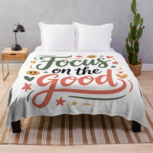 Item preview, Focus On The Good, Focus On The Positive Quote designed and sold by graphic-genie.