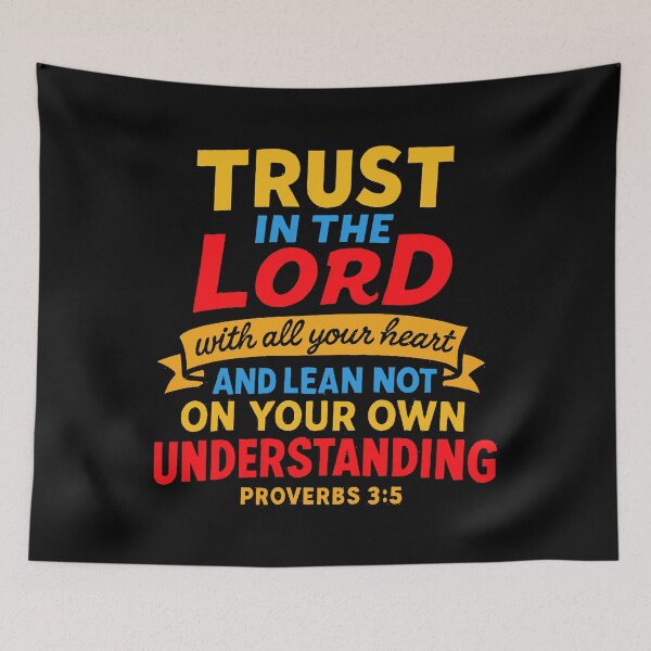 Item preview, Proverbs 3:5 Trust in the LORD with all your heart designed and sold by plushism.