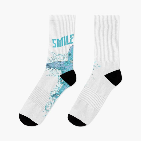Item preview, SMILE BRIGHT - Cyan Winged Monster Weirdcore Indie Art designed and sold by snapifyprints.