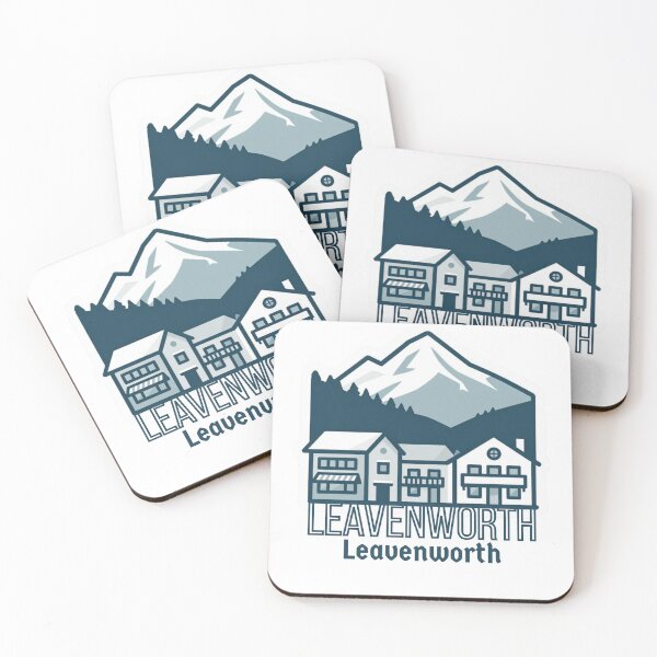 Item preview, Leavenworth -  Minimal Hidden City Magnet designed and sold by shlepyart.