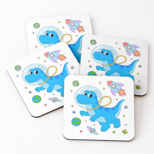 Item preview, Blue Cartoon Dinosaur, Cartoon Dinosaur designed and sold by graphic-genie.