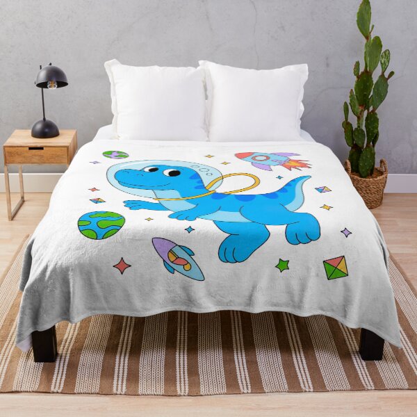Item preview, Blue Cartoon Dinosaur, Cartoon Dinosaur designed and sold by graphic-genie.