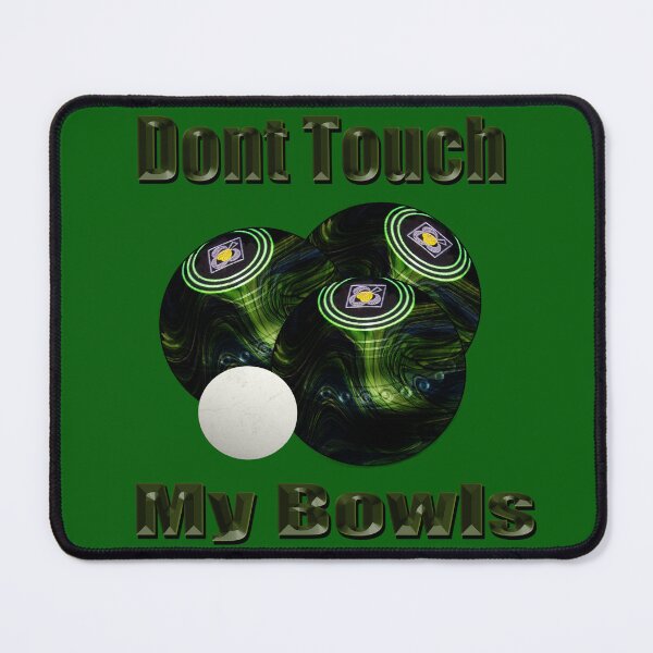 Item preview, Dont Touch My Lawn Bowls, designed and sold by A-Work-Of-Art.