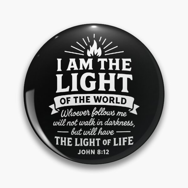 Item preview, John 8:12 I Am The Light Of The World  designed and sold by plushism.