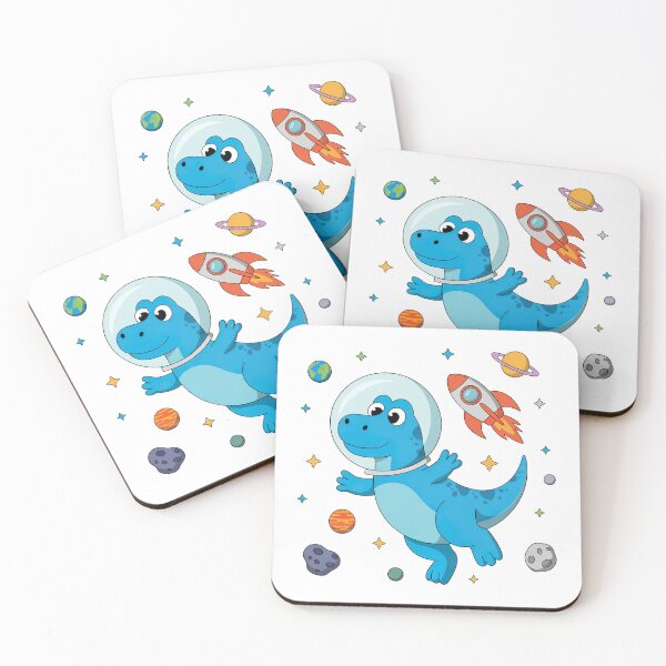 Item preview, Blue Cartoon Dinosaur, Cartoon Dinosaur designed and sold by graphic-genie.