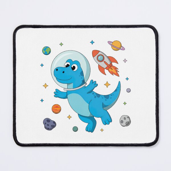 Item preview, Blue Cartoon Dinosaur, Cartoon Dinosaur designed and sold by graphic-genie.