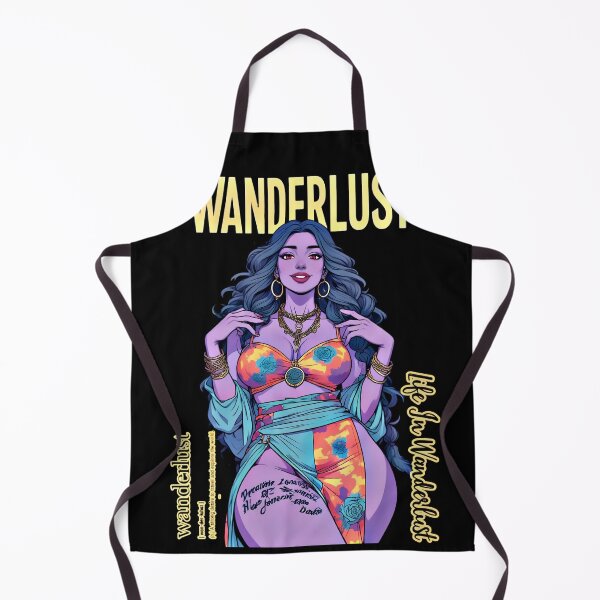 Item preview, Wanderlust Travel Girl designed and sold by Neer arts.