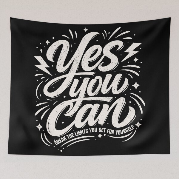 Item preview, Yes You Can Break the Limits  designed and sold by Verse & Vibes.