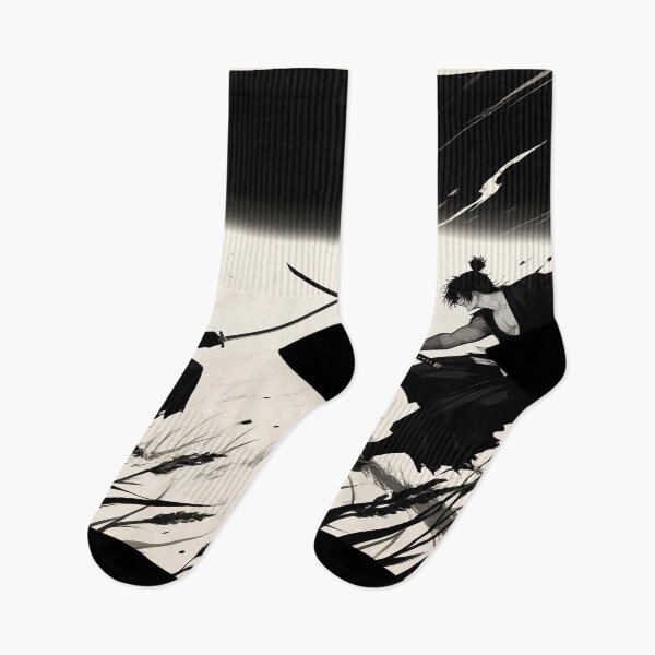 Item preview, Samurai Duel – Epic Anime Sword Fight in Black and White designed and sold by DesignNChill-Freelance.