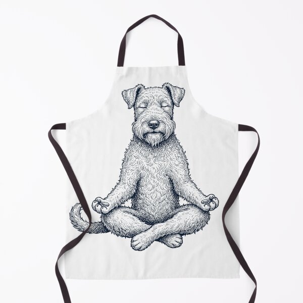 Item preview, Vintage Kerry Blue Terrier Yoga Lotus Meditation Dog Lover designed and sold by DoodleTortle.