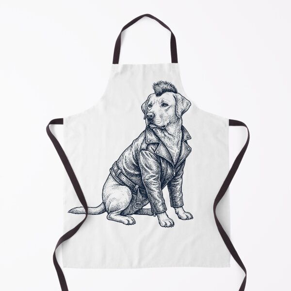 Item preview, Vintage Labrador Retriever Punk Mowhawk Dog Mom Dad designed and sold by DoodleTortle.