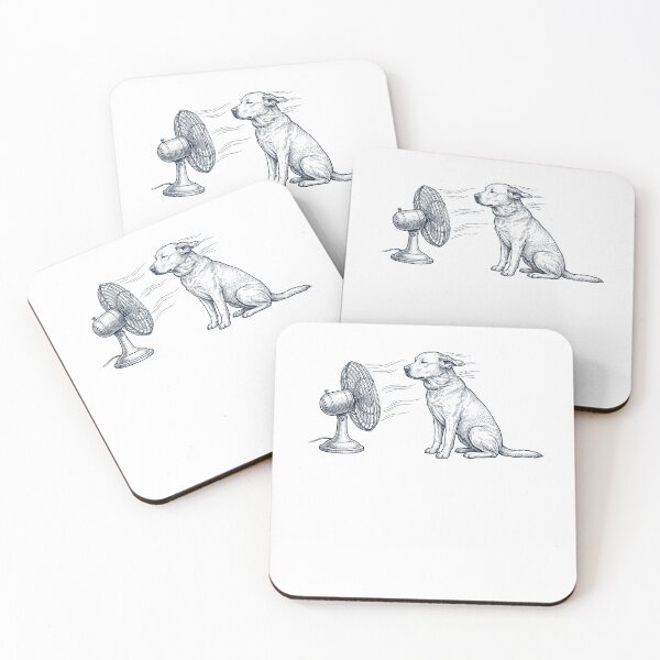 Item preview, Vintage Labrador Retriever With Fan Dog Mom Dad designed and sold by DoodleTortle.