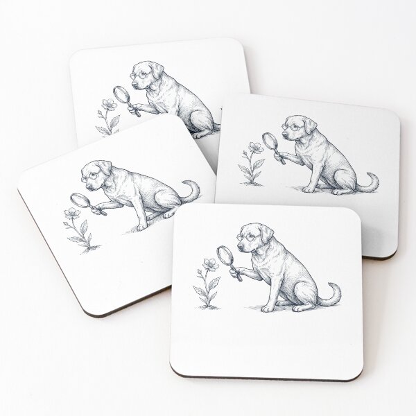 Artikelvorschau, Vintage Labrador Retriever Botaniker Blumenhund Mama Papa entworfen und verkauft von DoodleTortle.