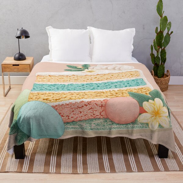 Item preview, Pastel Easter Cake Illustration – Cute Spring Dessert Art designed and sold by BobaBunny76.