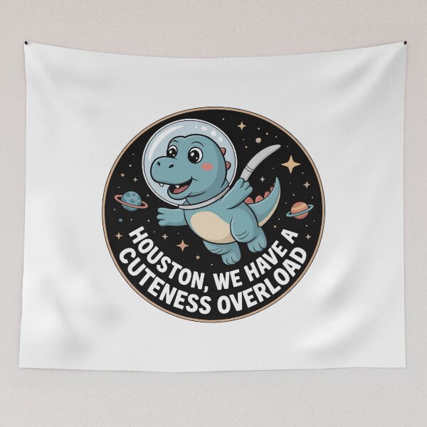 Item preview, Blue Cartoon Dinosaur, Cartoon Dinosaur designed and sold by graphic-genie.