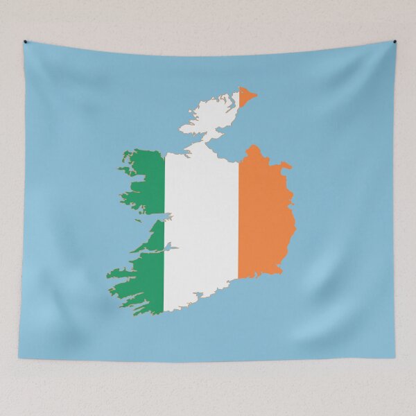 Item preview, Ireland With Equal Green White Orange Vertical Pales designed and sold by taiche.