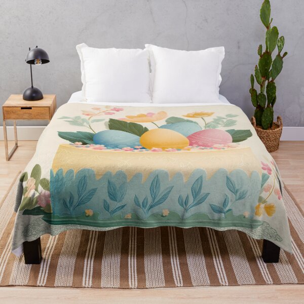 Item preview, Pastel Easter Cake Illustration – Cute Spring Dessert Art designed and sold by BobaBunny76.