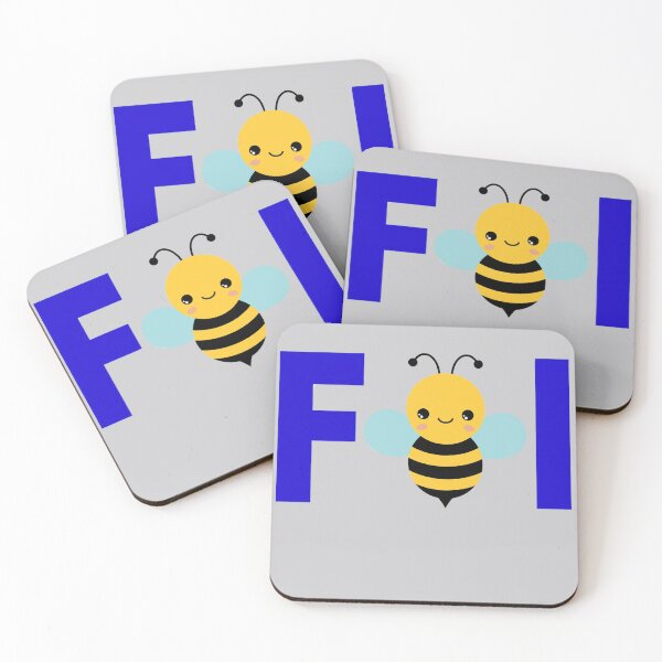 Item preview, Cute FBI Bee Design – Funny Bumblebee Cartoon Graphic designed and sold by Dimu Co..