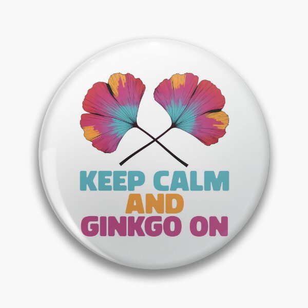 Item preview, KEEP CALM AND GINKGO ON Colorful Ginkgo Leaves designed and sold by Carl's Clothing.