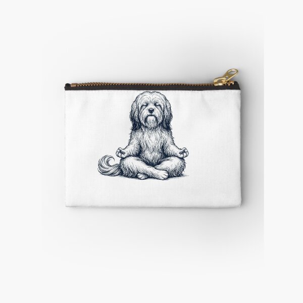 Item preview, Vintage Lhasa Apso Yoga Lotus Meditation Dog Lover designed and sold by DoodleTortle.
