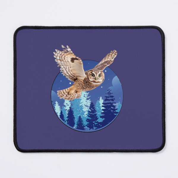 Item preview, Owl In Flight In Night Forest designed and sold by Rockyctees.