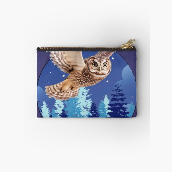 Item preview, Owl In Flight In Night Forest designed and sold by Rockyctees.