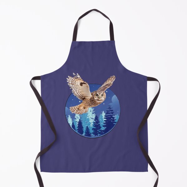Item preview, Owl In Flight In Night Forest designed and sold by Rockyctees.