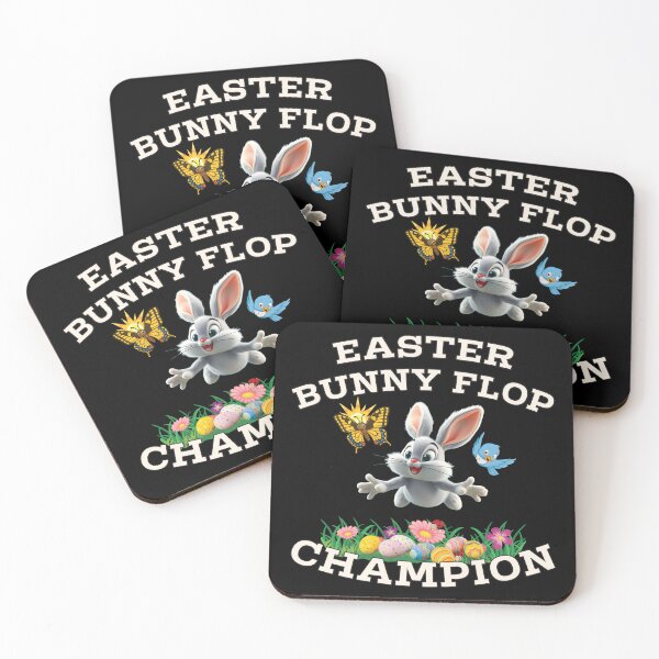 Item preview, Easter Bunny Flop Champion - Cute Spring Belly Flop designed and sold by Oaks Creations.