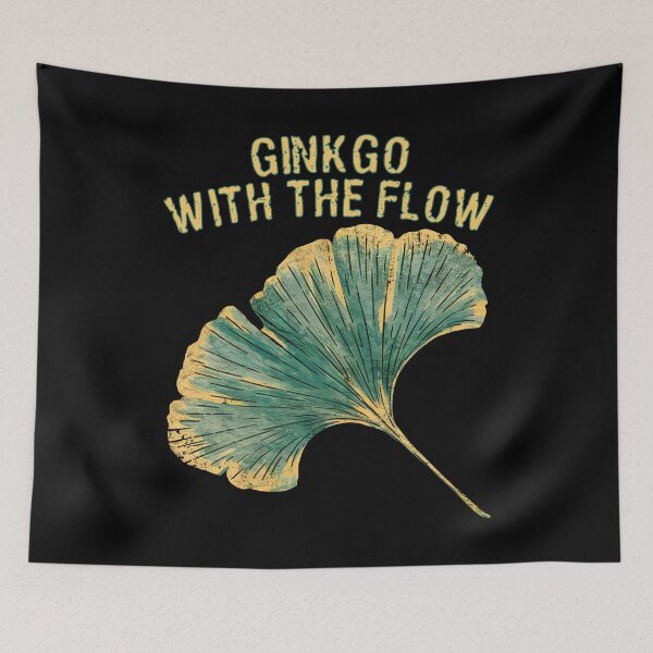 Item preview, GINKGO WITH THE FLOW designed and sold by Carl's Clothing.