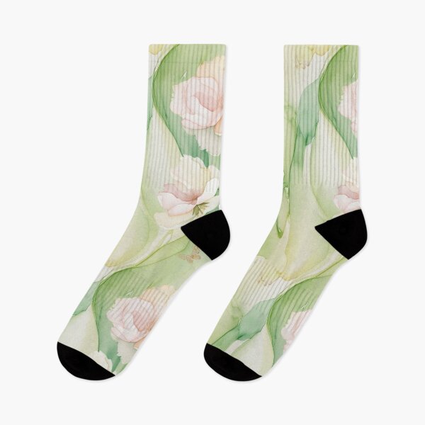 Item preview, Soft Pastel Watercolor Flowers with Butterflies designed and sold by ShopCWA.