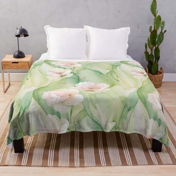 Item preview, Soft Pastel Watercolor Flowers with Butterflies designed and sold by ShopCWA.