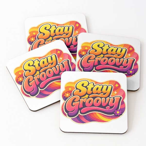 Item preview, Stay Groovy Retro designed and sold by ONEZEROART.